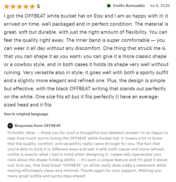 FLEXIBLE COTTON BUCKET HAT