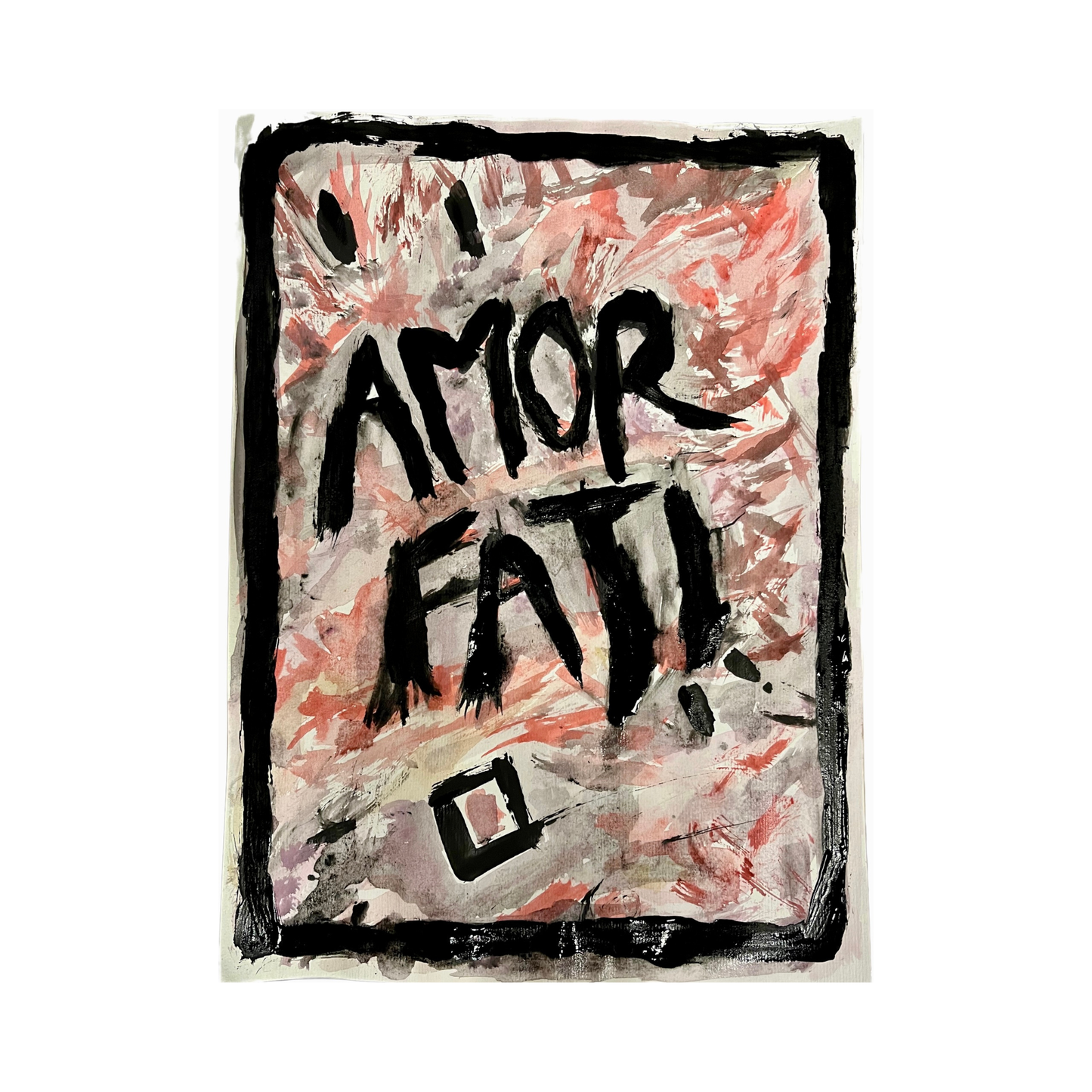 "AMOR FATI" SMALL PAINTING